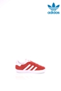adidas Originals-Βρεφικά αθλητικά παπούτσια BY9565 GAZELLE I κόκκινα