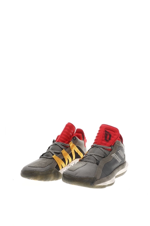 adidas Performance-Unisex παπούτσια basketball adidas Performance Dame 6 γκρι κόκκινα