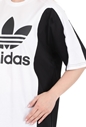 adidas Originals-Γυναικείο t-shirt adidas Originals BOYFRIEND λευκό μαυρο