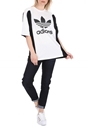 adidas Originals-Γυναικείο t-shirt adidas Originals BOYFRIEND λευκό μαυρο