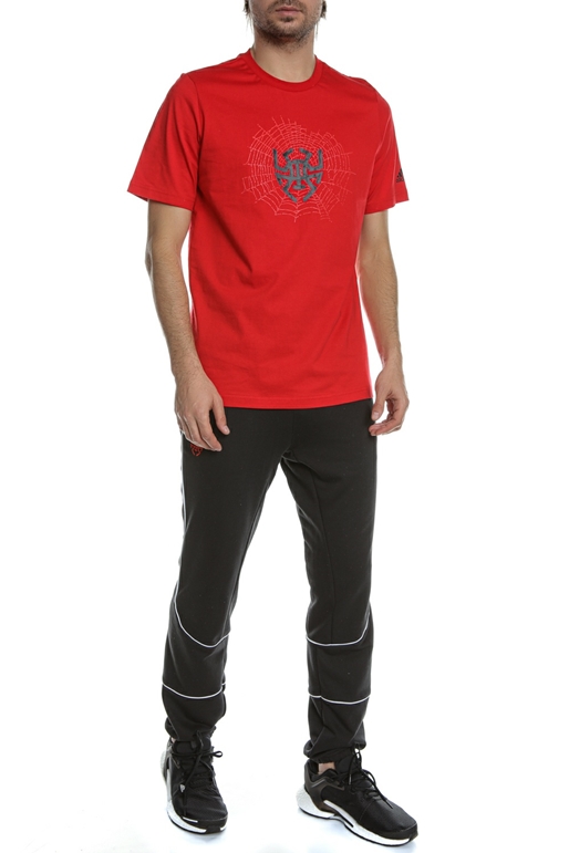 adidas Performance-Ανδρικό t-shirt adidas Performance DONOVAN LOGO κόκκινο