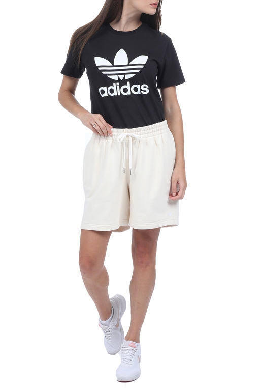 adidas Originals-Γυναικείο σορτς Adidas Original λευκό 