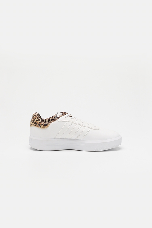 adidas Originals-υναικεία sneakers adidas Originals GW9786 COURT PLATFORM λευκά leopard