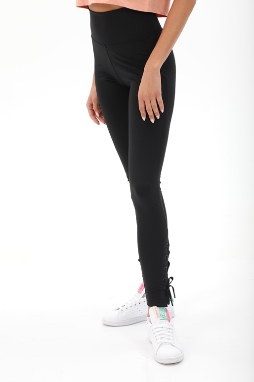 adidas Originals-Γυναικείο ψηλόμεσο κολάν adidas Originals HK5077 μαύρο