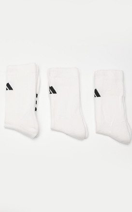 adidas Originals-Ανδρικές κάλτσες σετ των 3 adidas Originals HT3452 CREW SOCKS λευκές