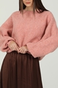 AMERICAN VINTAGE-Γυναικείο πουλόβερ AMERICAN VINTAGE ροζ