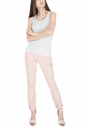 AMERICAN VINTAGE-Γυναικεία αμάνικη μπλούζα JAC50E18 λευκή 