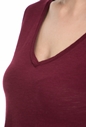 AMERICAN VINTAGE-Γυναικείο T-shirt AMERICAN VINTAGE μπορντό     