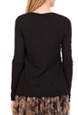 AMERICAN VINTAGE-Γυναικεία μακρυμάνικη μπλούζα JAC52E18 μαύρη 