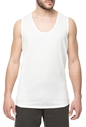 AMERICAN VINTAGE-Ανδρική αμάνικη μπλούζα MCAMI29BE18 λευκή 