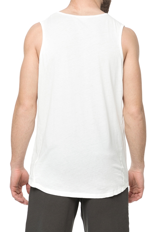AMERICAN VINTAGE-Ανδρική αμάνικη μπλούζα MCAMI29BE18 λευκή 
