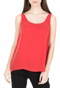 AMERICAN VINTAGE-Γυναικεία αμάνικη μπλούζα MEA188TE18 κόκκινη 