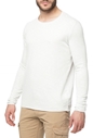 AMERICAN VINTAGE-Ανδρική μακρυμάνικη μπλούζα MLAMA5BE18 λευκή 