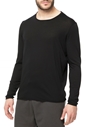 AMERICAN VINTAGE-Ανδρική μακρυμάνικη μπλούζα MTINI2TE18 μαύρη 