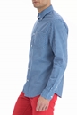 BEN SHERMAN-Ανδρικό πουκάμισο Ben Sherman μπλε-λευκό