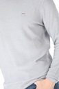 BOSS ORANGE-Ανδρική πλεκτή μπλούζα BOSS Anitoba γκρι