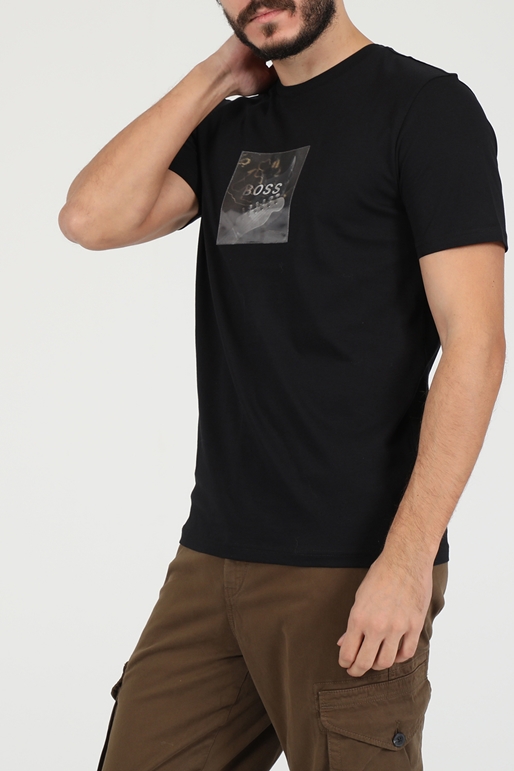 BOSS -Ανδρικό t-shirt BOSS TLenticular μαύρο