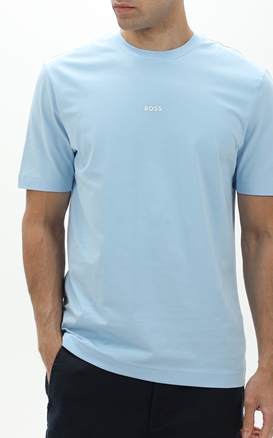 BOSS-Ανδρικό t-shirt BOSS 50473278 JERSEY TChup γαλάζιο