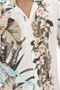 BOSS-Ανδρικό πουκάμισο BOSS 50489217 Rayer λευκό floral