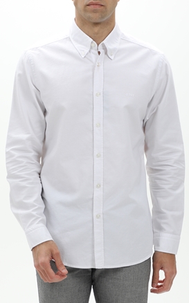 BOSS-Ανδρικό πουκάμισο BOSS 50489341 Rickert λευκό