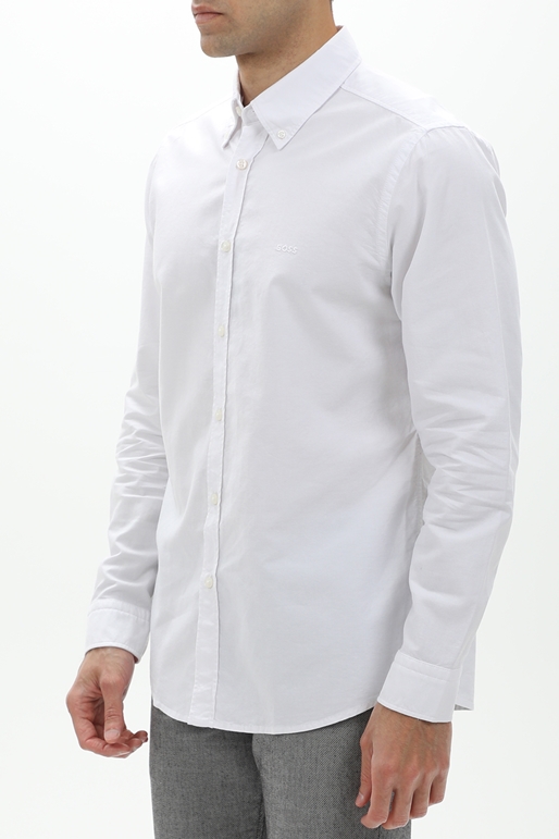 BOSS -Ανδρικό πουκάμισο BOSS 50489341 Rickert λευκό