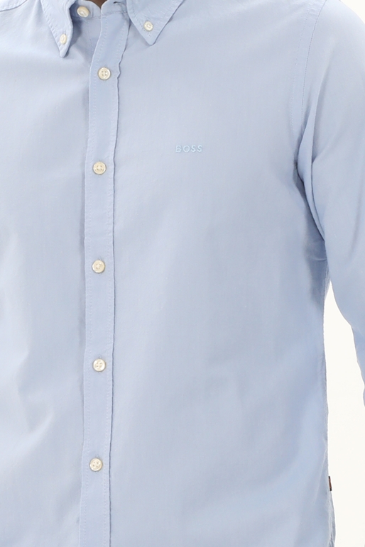 BOSS-Ανδρικό πουκάμισο BOSS 50489341 Rickert γαλάζιο