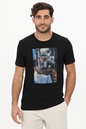 BOSS-Ανδρικό t-shirt BOSS 50503553 JERSEY TeMemory μαύρο