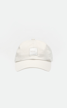 BOSS-Ανδρικό καπέλο jockey BOSS 50507880 Derrel λευκό