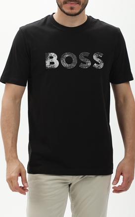 BOSS-Ανδρικό t-shirt BOSS 50515997 Te_Bossocean μαύρο