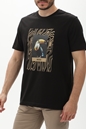 BOSS-Ανδρικό t-shirt BOSS 50516012 JERSEY Te_Tucan μαύρο