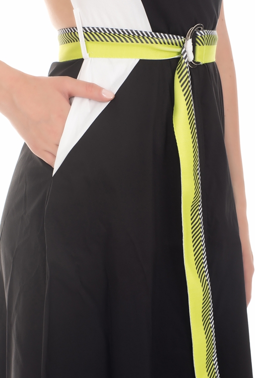 BYBLOS-Γυναικείο μάξι φόρεμα BYBLOS INSTITUTIONAL μαύρο