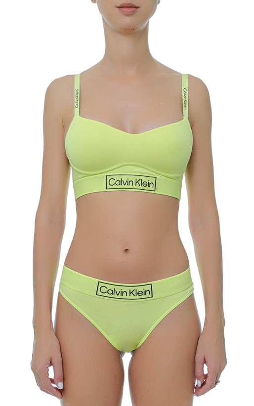Calvin Klein Underwear-Chiloti tanga cu logo CK