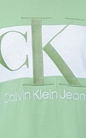 Calvin Klein Jeans-Rochie Jerseu midi cu logo CKJ brodat