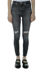 Calvin Klein Jeans-Jeans skinny cu aspect destramat