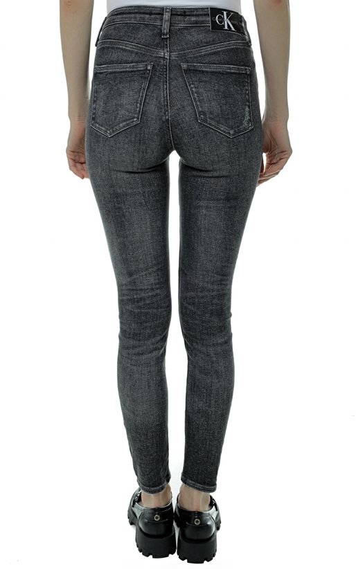 Calvin Klein Jeans-Jeans skinny cu aspect destramat