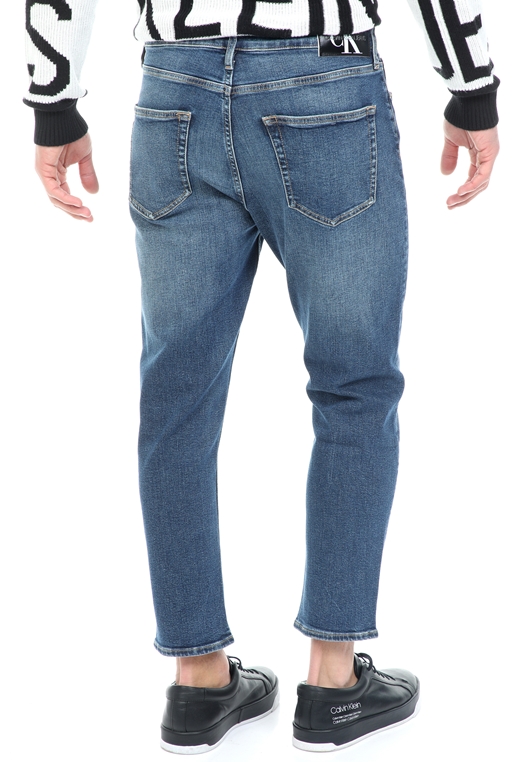CALVIN KLEIN JEANS-Ανδρικό jean παντελόνι CALVIN KLEIN JEANS DAD μπλε