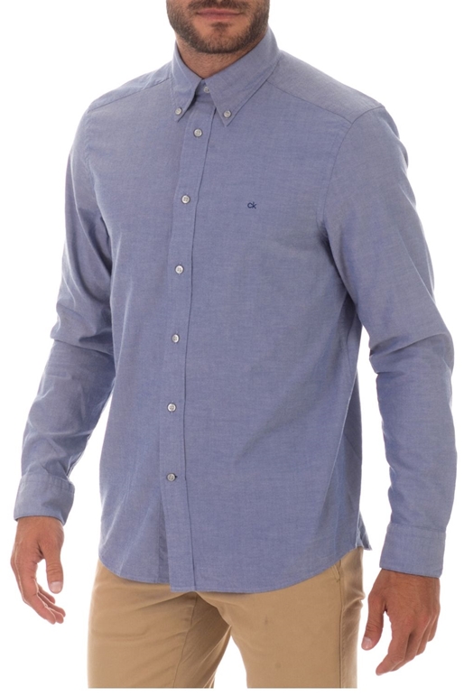CK-Ανδρικό πουκάμισο CK γαλάζιο