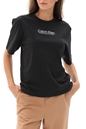 CALVIN KLEIN JEANS-Γυναικείο t-shirt CALVIN KLEIN JEANS K20K204996 ARCHIVAL LOGO GRAPHIC μαύρο