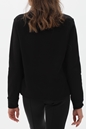 CALVIN KLEIN JEANS-Γυναικεία φούτερ μπλούζα CALVIN KLEIN JEANS K20K205453 MICRO LOGO μαύρη