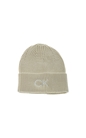 Calvin Klein Accessories-Caciula din bumbac organic cu logo brodat