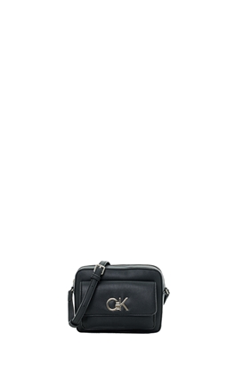 Calvin Klein Accessories-Geanta crossbody cu logo metalic