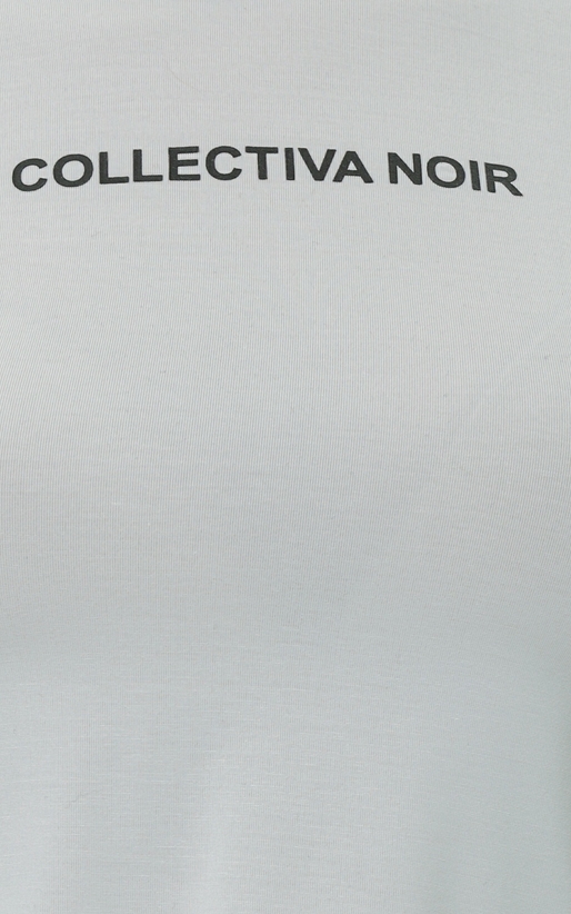 COLLECTIVA NOIR-Bluza cu guler inalt si logo
