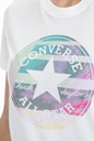 CONVERSE-Γυναικεία μπλούζα Converse λευκή