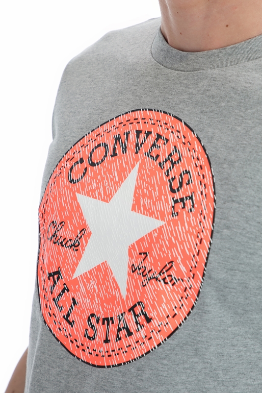 CONVERSE-Ανδρική μπλούζα Converse γκρι