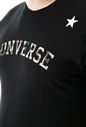 CONVERSE-Ανδρική κοντομάνικη μπλούζα Camo Star μαύρη 