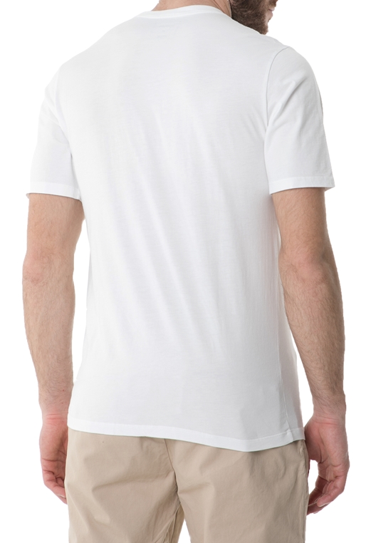 CONVERSE-Ανδρική κοντομάνικη μπλούζα Camo Star λευκή 