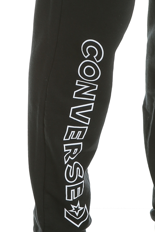 CONVERSE-Ανδρικό παντελόνι φόρμας CONVERSE μαύρο