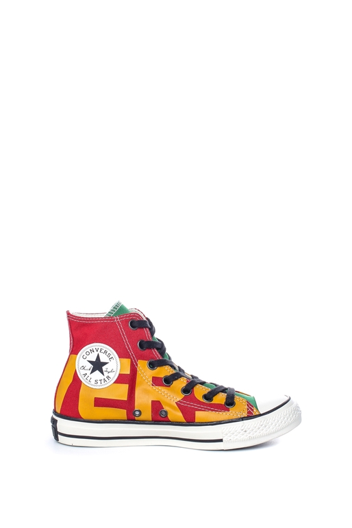 CONVERSE-Unisex παπούτσια Chuck Taylor All Star Hi κόκκινα-πράσινα