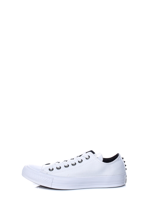 CONVERSE-Γυναικεία sneakers Converse Chuck Taylor All Star Ox λευκά με studs