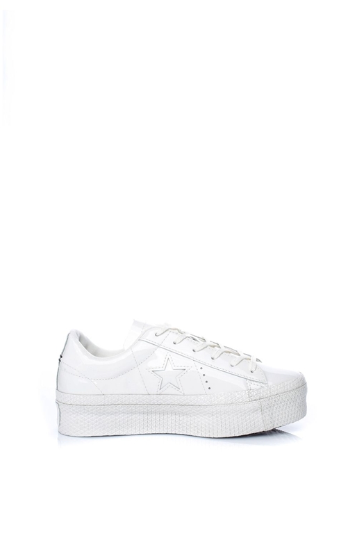 CONVERSE-Γυναικεία sneakers ONE STAR PLATFORM CONVERSE λευκά